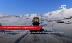 Van-Bahçesaray kara yolu ulaşıma kapatıldı