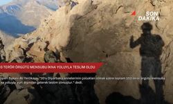 103 terör örgütü mensubu ikna yoluyla teslim oldu