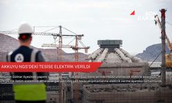 Akkuyu NGS'deki tesise elektrik verildi