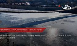 En düşük sıcaklık sıfırın altında 15 derece ile Ardahan'da ölçüldü