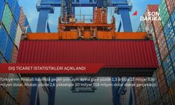 Dış ticaret istatistikleri açıklandı