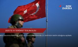 2025'te 111 terörist teslim oldu