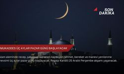 Mukaddes üç aylar pazar günü başlayacak