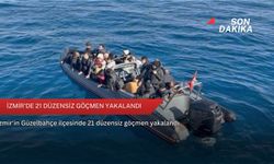 İzmir'de 21 düzensiz göçmen yakalandı