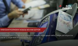 KKM bakiyesindeki düşüş devam ediyor