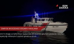 İzmir'de 99 düzensiz göçmen yakalandı