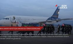 Libya askeri heyeti için Ankara'da tören düzenlendi