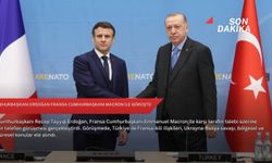 Cumhurbaşkanı Erdoğan Fransa Cumhurbaşkanı Macron ile görüştü