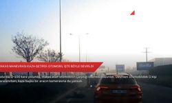 Makas manevrası kaza getirdi: Otomobil işte böyle devrildi