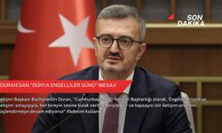 Duran'dan "Dünya Engelliler Günü" mesajı