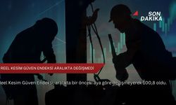 Reel Kesim Güven Endeksi aralıkta değişmedi