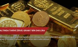 Altında tarihi zirve: Gram 7 bin 340 lira