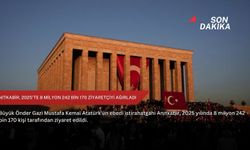 Anıtkabir, 2025'te 8 milyon 242 bin 170 ziyaretçiyi ağırladı