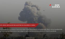 Katil İsrail'den Gazze'nin kuzeyine İHA saldırısı: 4 yaralı