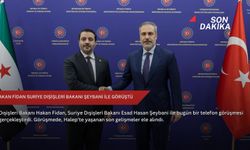 Hakan Fidan Suriye Dışişleri Bakanı Şeybani ile görüştü