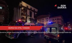 Bursa'da otel yangını