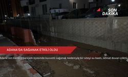 Adana'da sağanak etkili oldu