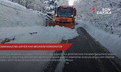 Osmangazi Belediyesi kar mesaisini sürdürüyor
