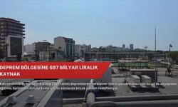 Deprem bölgesine 697 milyar liralık kaynak