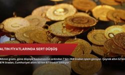 Altın fiyatlarında sert düşüş
