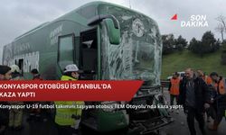 Konyaspor otobüsü İstanbul'da kaza yaptı