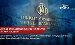 Merkez Bankası rezervleri 215,6 milyar dolara yükseldi