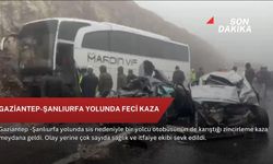 Gaziantep-Şanlıurfa yolunda feci kaza