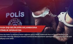 Yasa dışı gelirlerin aklanmasına yönelik operasyon