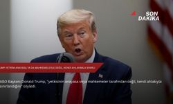 Trump: Yetkim anayasa ya da mahkemelerle değil, kendi ahlakımla sınırlı