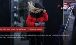 36 il için "sarı" uyarı: Çığ, sağanak ve fırtınaya dikkat