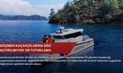 Göçmen kaçakçılarına göz açtırılmıyor: 59 tutuklama