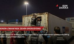 Mersin Limanı'nda zehir operasyonu