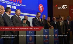 Gümüşhane’de 940 konutun hak sahipleri belirlendi
