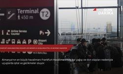 Frankfurt Havalimanı’nda kış şartları nedeniyle uçuşlarda iptal ve gecikme yaşanıyor