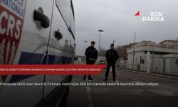 Fransa'da Goretti Fırtınası nedeniyle 320 bin hanede elektrik kesintisi sürüyor