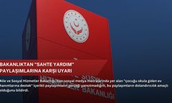Bakanlıktan "sahte yardım" paylaşımlarına karşı uyarı