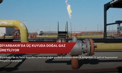 Diyarbakır'da üç kuyuda doğal gaz üretiliyor