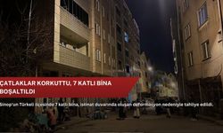 Çatlaklar korkuttu, 7 katlı bina boşaltıldı