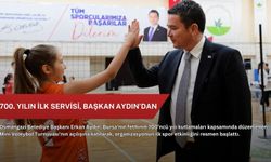 700. yılın ilk servisi, Başkan Aydın’dan