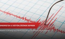 Sındırgı'da 4,1 büyüklüğünde deprem