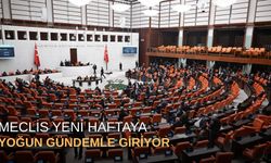 Meclis yeni haftaya yoğun gündemle giriyor