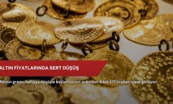 Altın fiyatlarında sert düşüş