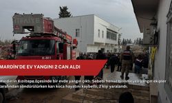 Mardin'de ev yangını 2 can aldı