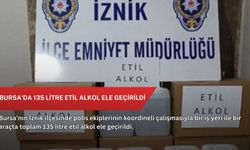 Bursa'da 135 litre etil alkol ele geçirildi