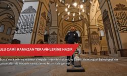 Ulu Camii Ramazan teravihlerine hazır