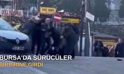 Bursa’da sürücüler birbirine girdi