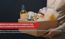 Bursa’da Ramazan dayanışması: 200 aileye ücretsiz pide ve erzak desteği