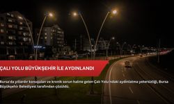 Çalı Yolu Büyükşehir ile aydınlandı