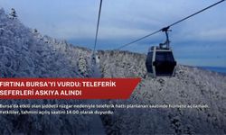 Fırtına Bursa’yı vurdu: Teleferik seferleri askıya alındı