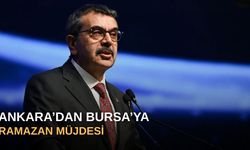 Ankara'dan Bursaya Ramazan müjdesi